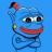 Image of the logo of the decentralized Pepe The Genie exchange