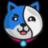 Зображення логотипу децентралізованої біржі Shiba Fantom