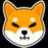 Gambar logo dari bursa terdesentralisasi Shiba Swap