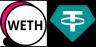 Pasangan perdagangan ETH-USDT