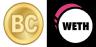 BC-WETH trading pair