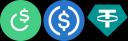 cUSD-USDC-USD₮ trading pair