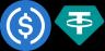 Par de negociação USDC-USDt