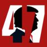 An image of the 47th POTUS (trump47) crypto token logo