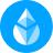 An image of the Aave v3 wstETH (awsteth) crypto token logo
