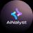 AInalyst (ain) крипто токен логосунун сүрөтү