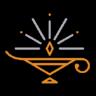 An image of the Aladdin DAO (ald) crypto token logo