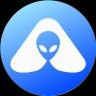 An image of the AlienBase (alb) crypto token logo