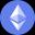 Uma imagem do logotipo do token cripto Arbitrum Bridged WETH (Arbitrum One) (weth)