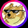 An image of the Base DOG (dog) crypto token logo