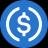 Una imagen del logo del token cripto Bridged USDC (usdc)