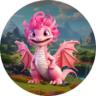 Obraz logo tokena kryptowalutowego Cassie Dragon (cassie 🐉)