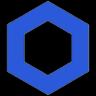 Una imagen del logo del token cripto Chainlink (link)