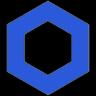 An image of the Chainlink (link) crypto token logo