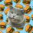 Изображение логотипа крипто-токена Cheezburger Cat (cheez)