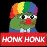 Clown Pepe (honk) крипто токен логосунун сүрөтү