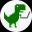 En bild av Coding Dino (dino) kryptotoken-logotypen
