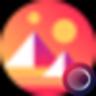 En bild av Decentraland (Wormhole) (mana) kryptotoken-logotypen