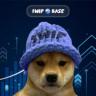 Een afbeelding van het DogWifHat (wif) cryptotoken-logo