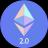 O imagine a logo-ului tokenului cripto ETH 2.0 (eth 2.0)