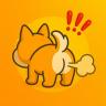 An image of the Farting Bonk (fonk) crypto token logo