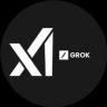 Uma imagem do logotipo do token cripto Grok ($grok)