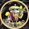 Uma imagem do logotipo do token cripto GROK CEO (grokceo)
