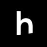An image of the Humans.ai (heart) crypto token logo