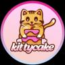 KittyCake (kcake) крипто токен логосунун сүрөтү