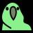 Party Parrot (parry) крипто токен логосунун сүрөтү