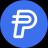 An image of the PayPal USD (pyusd) crypto token logo