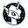 Uma imagem do logotipo do token cripto Polychain Monsters (pmon)
