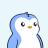 An image of the Pudgy Penguins (pengu) crypto token logo