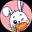 An image of the Rabbit Games (rait) crypto token logo
