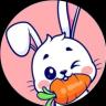 An image of the Rabbit Games (rait) crypto token logo