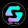 Una imagen del logo del token cripto SolMix (mixer)