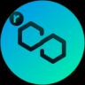 O imagine a logo-ului tokenului cripto StaFi Staked MATIC (rmatic)