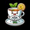 An image of the Tea Meme Coin (tea) crypto token logo