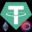 Bridged Tether (Wormhole Ethereum) (usdtet) 加密代幣標誌的圖像
