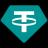 Una imagen del logo del token cripto USDT (usdt)