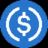 En bild av Bridged USDC (Avalanche Bridge) (usdc.e) kryptotoken-logotypen