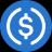 Una imagen del logo del token cripto USDC (usdc)