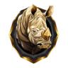 An image of the White Rhinoceros (whrh) crypto token logo