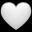 An image of the Whiteheart (white) crypto token logo