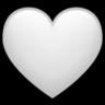 An image of the Whiteheart (white) crypto token logo