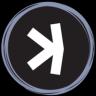 An image of the Wrapped Kaspa (kas) crypto token logo