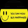 An image of the you can now buy (happiness) crypto token logo