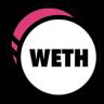 An image of the WETH (weth) crypto token logo